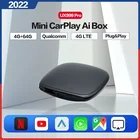 Carplay Ai Box Netflix Youtube Беспроводная система Android 9.0 UX999 Pro Buletooth 5,0 Встроенный Gps для автомобиля