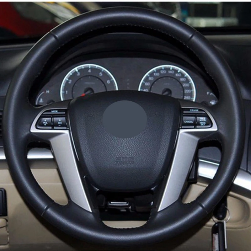 Фото Hige мягкий Искусственная кожа Чехол рулевого колеса автомобиля для Honda Accord 8 2008-2012 Crosstour 2012 пилот 2009-2015 Odyssey 2011-2017 №3