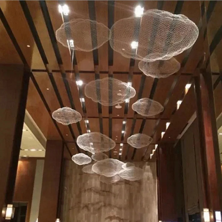 Люстра с сетчатым покрытием украшение для ресторана бара кофейни спальни
