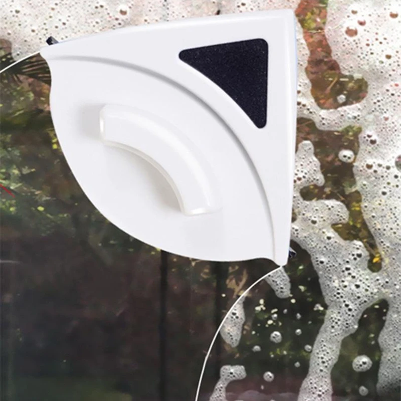 

Triangular Double-sided Window Wiper Magnetic Window Cleaning Brush Glass Cleaner Home Glass Dust Removal Clean Tool U1JE