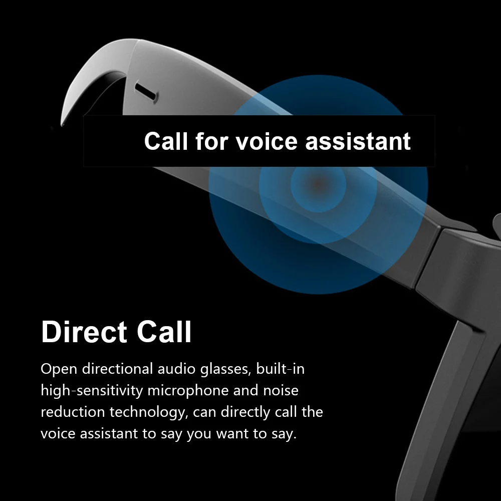 Умные солнцезащитные очки A3 2 в 1 Беспроводная Bluetooth-гарнитура музыкальные