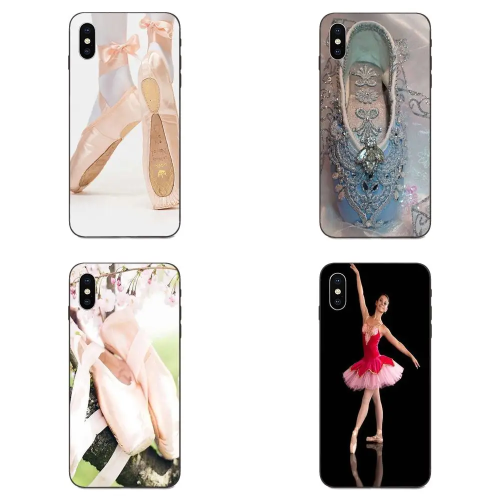 Розовые балетные балетки для танцев Galaxy A3 A5 A6 A6s A7 A8 A9 A10 A20E A30 A40 A50 A60 A70 A80 A90 Plus