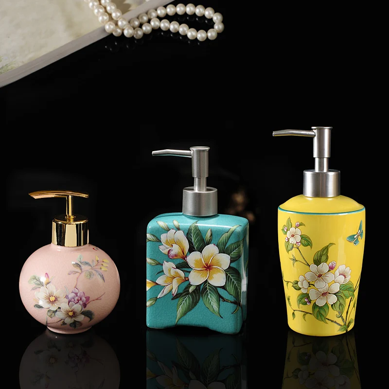 Декоративная керамика для ванной комнаты европейская ручная бутылка