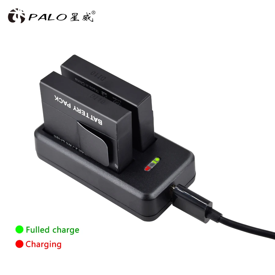 4 шт. аккумуляторы для цифровой камеры 1010 мач Xiaomi YI 2/4Kplus + LED двойное зарядное
