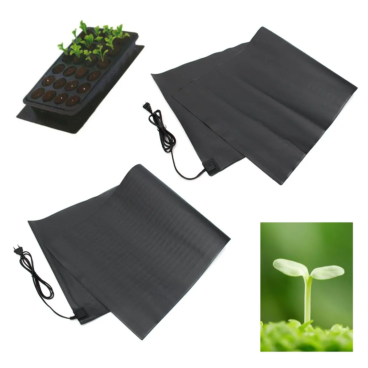 

110V/220V Germination Propagation Clone Starting Planter Heat Mat Heating Warm Pad Seedlings Heating Mat Plant 121X52cm