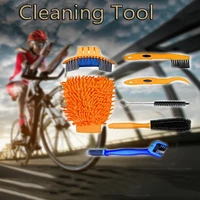 bicycle chain cleaner scrubber brushes mountain bike wash tool set cycling cleaning kit bicycle repair tools bicycle accessories