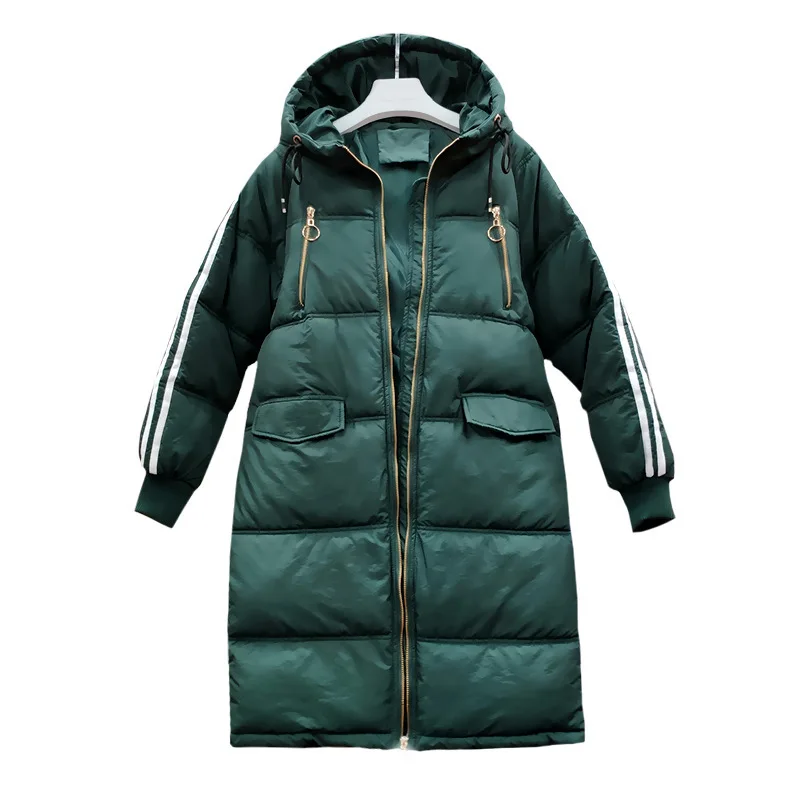 Новинка Лидер продаж Женские зимние топы Парка с капюшоном больших размеров