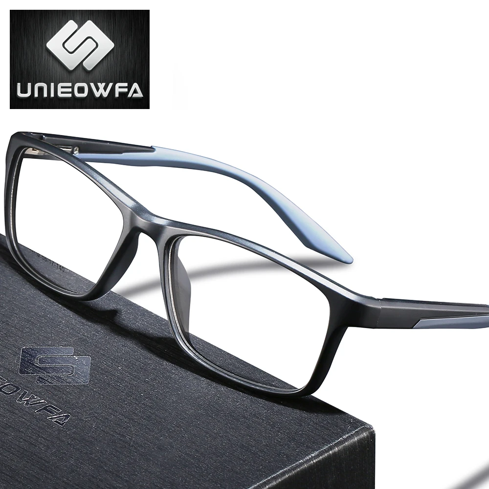 UNIEOWFA TR90 оправа очки по рецепту мужские фотохромные оптические прогрессивные для