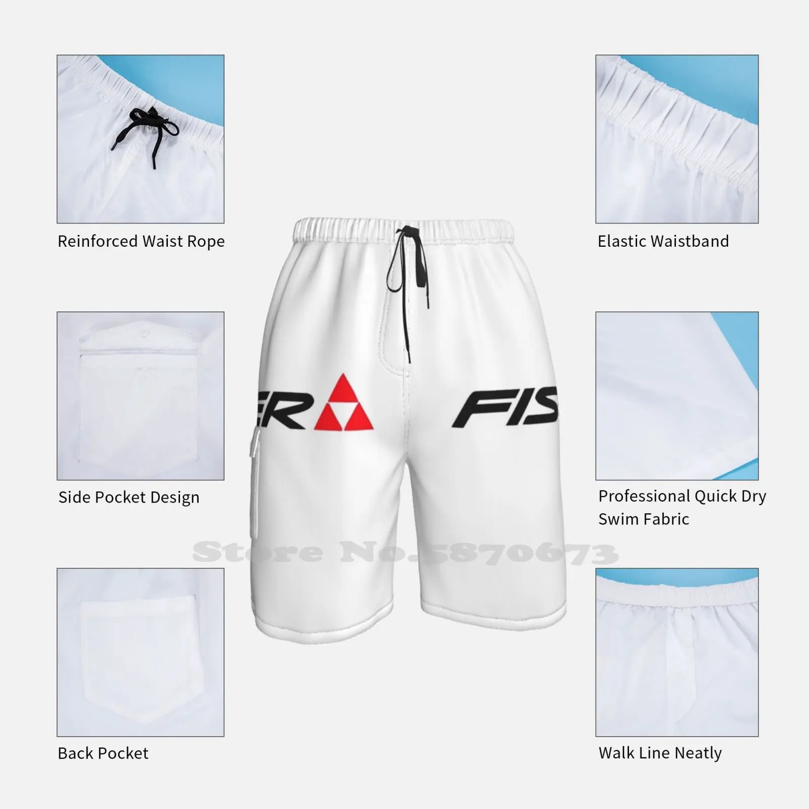 Скандинавские лыжные принадлежности летние мужские повседневные шорты