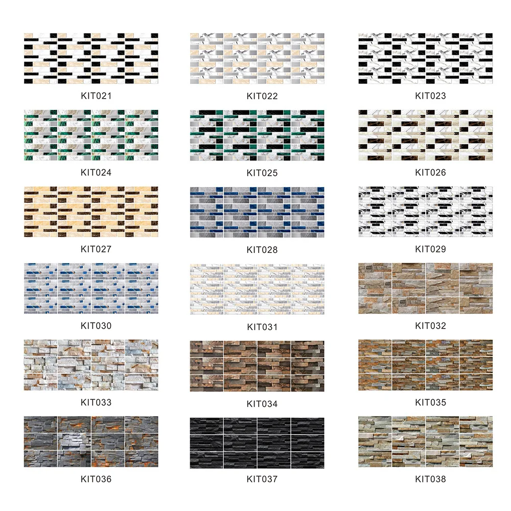 self adhesive kitchen tiles pvc backsplash stickers peel and stick backsplash tiles decals sticker bathroom faux stone effect free global shipping