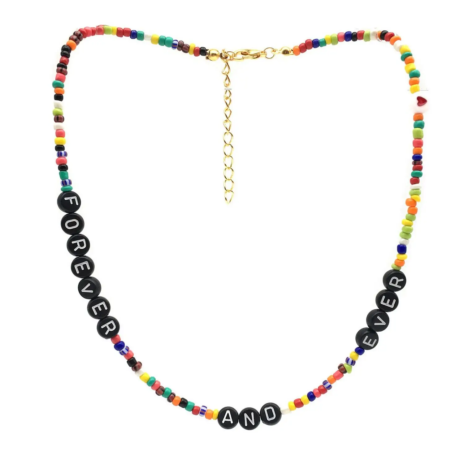 Женское Ожерелье из бисера LIYAN летняя бижутерия для лагеря ожерелье с буквами