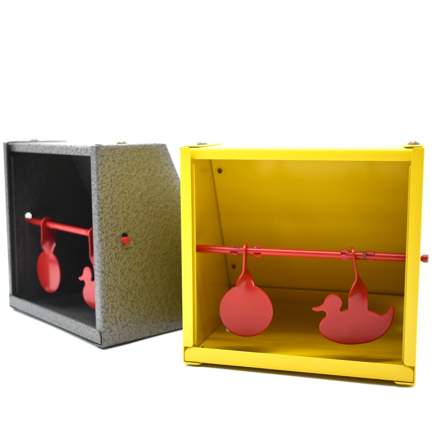 

New Tactical Shooting Target Steel BB Gun Bullets Aim Target Self Resetting Spinning Pigeon Shooting Target with Pellet Trap