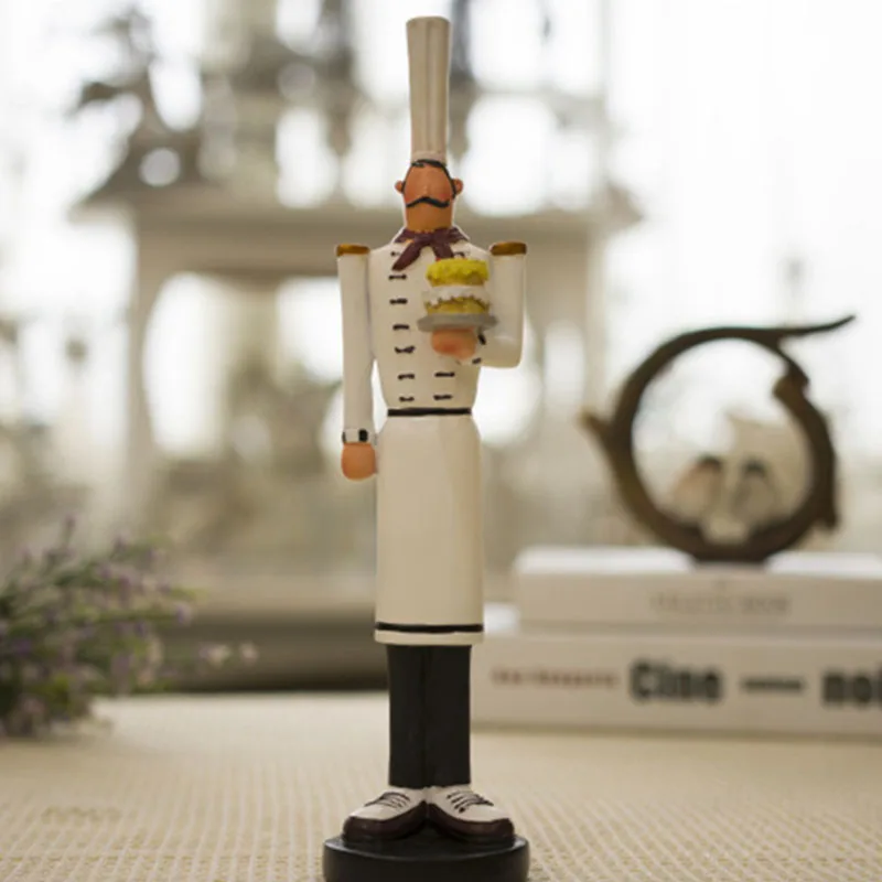 Статуэтка шеф-повара из смолы 30 см | Дом и сад