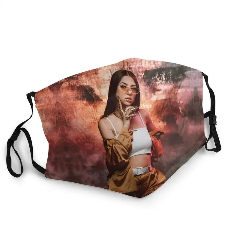 

Красивая неодноразовая маска для лица Eva Queen, Пылезащитная маска для взрослых во французском стиле, певицы, защитная маска, респиратор, маска