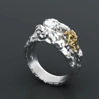 fashion unisex rings gold color people climber rings men vintage party gift women rings jewelry accessories