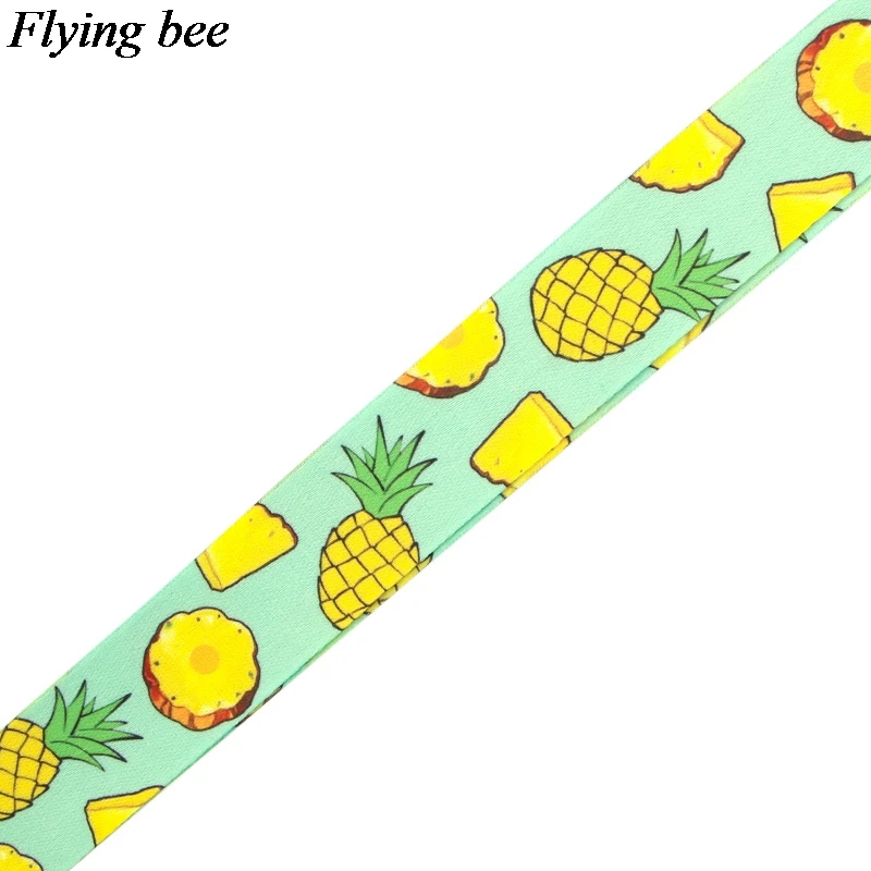 Flyingbee брелок в виде ананаса мультяшный милый ремешок для телефона женские модные