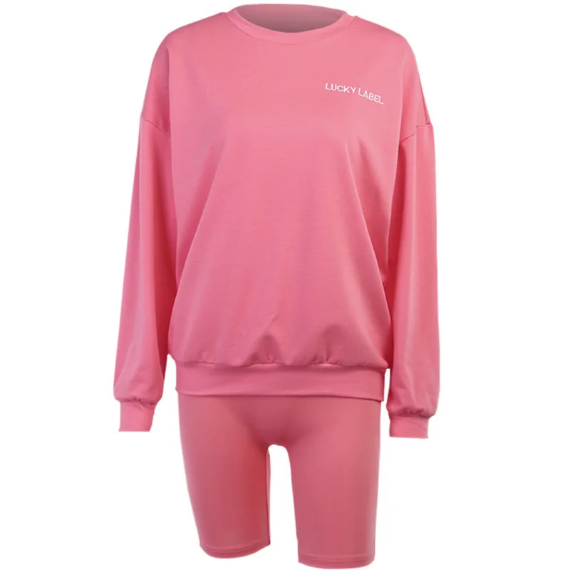 Повседневный комплект из двух предметов для женщин домашняя одежда однотонная