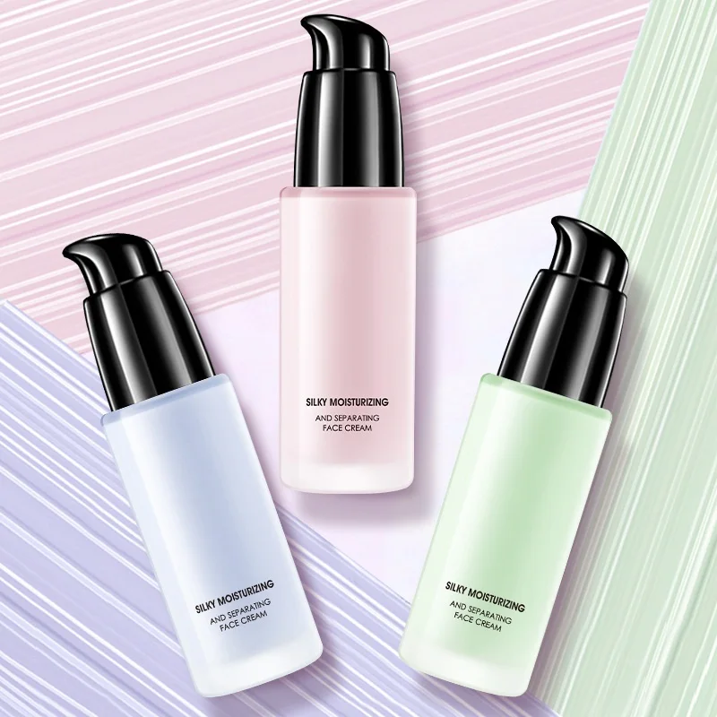 Изоляция макияжа крем увлажняющий чехол веснушки полоски крови поры основа под