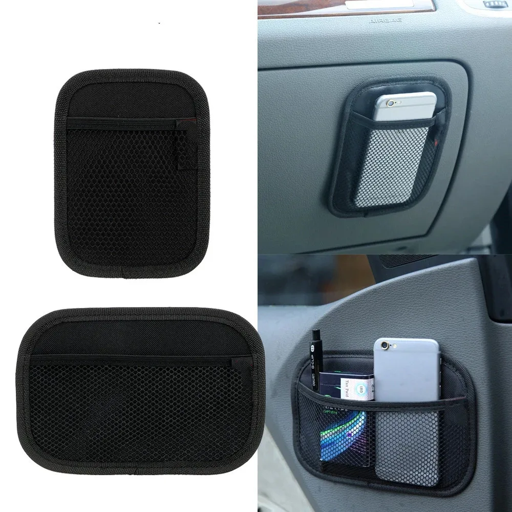 

Stowing Tidying Oxford Fabric Car Storage Net Bag Automotive Pocket Multi-use Car Seat Back Organizer