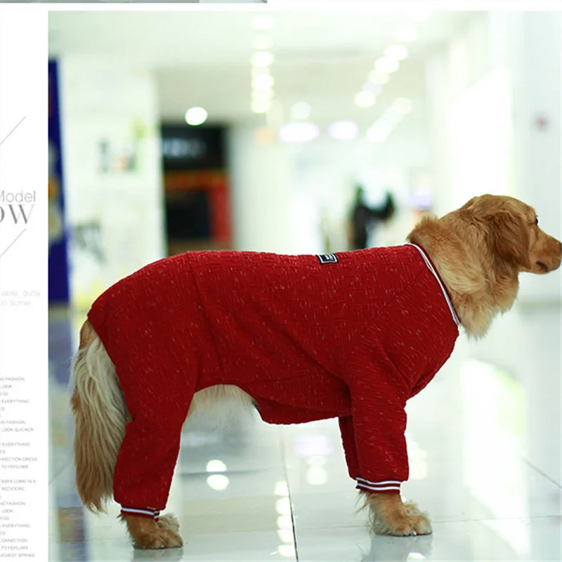 Зимняя собачья Пижама комбинезон для пуделя одежда мопса золотистый ретривер