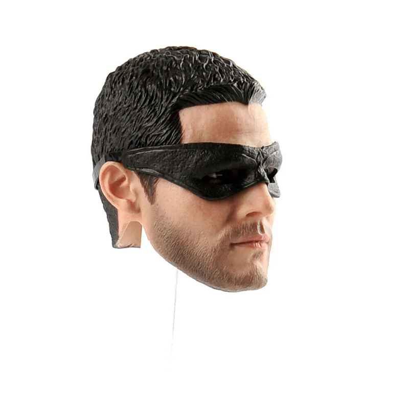 

1/6 Scale Male Soldier Green Arrow Stephen Amell PVC Head Sculpt with Blindfold Fit 12'' Action Figure Body