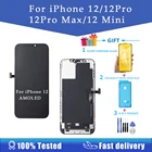 Мягкий AMOLED ЖК-дисплей, Оригинальная Замена для iPhone 12pro max 11pro max 12 mini X XS Max с 3D сенсорным дигитайзером, ЖК-экран