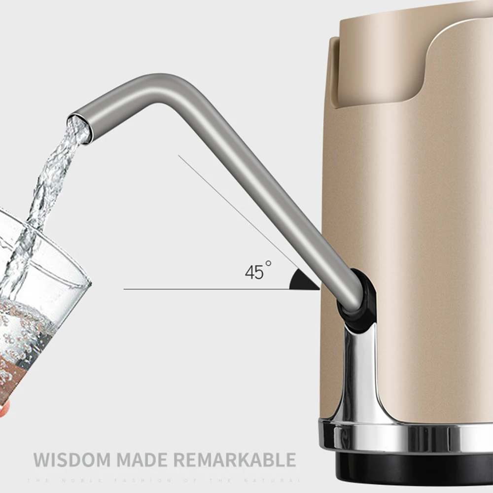 Электрический диспенсер для воды бутылка насос питьевой галлон USB зарядка