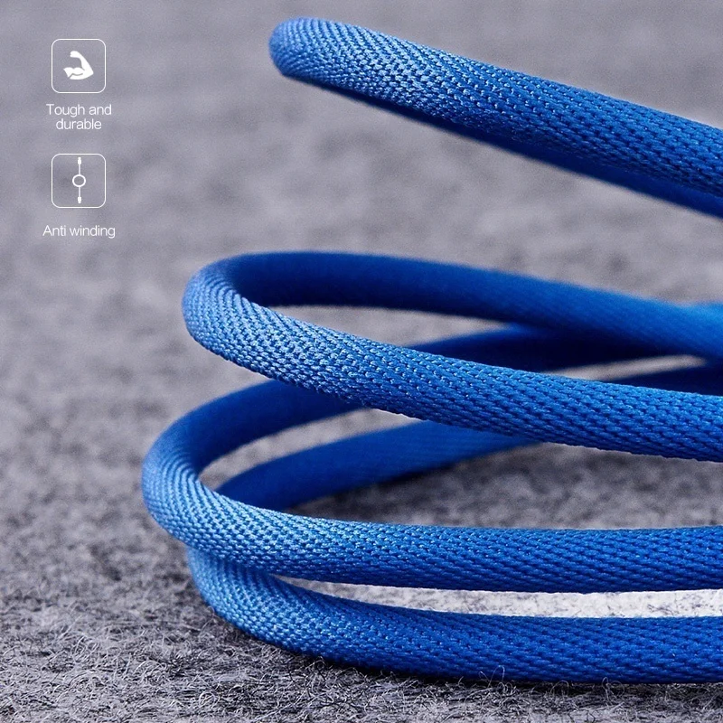1M/2M/3M Degree Nylon USB Cable for IPhone Fast Charging Samsung S8 Charger L Type C Data Huawei | Мобильные телефоны и