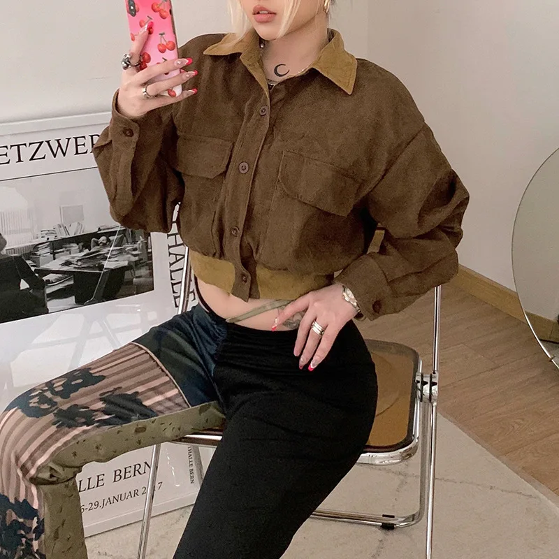 Женский винтажный кардиган Y2k зимняя стеганая куртка-бомбер в готическом стиле