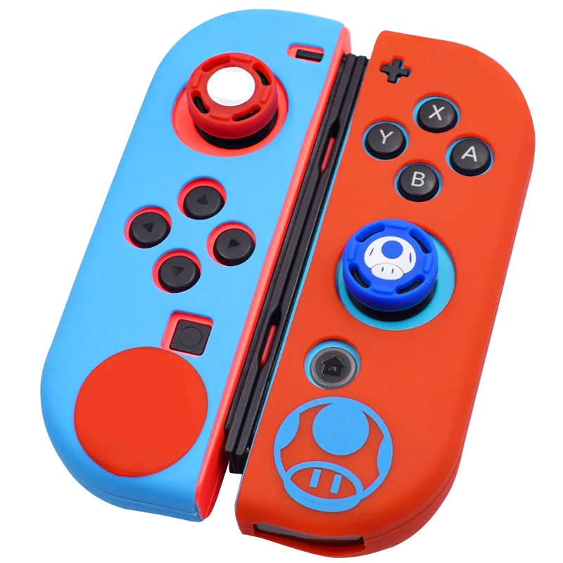 Силиконовый чехол Joycon для Nintendo Switch Противоскользящий резиновый защитные