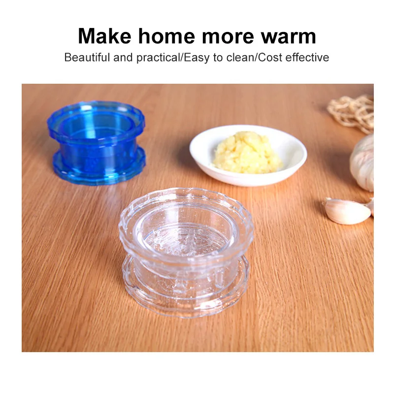 

2021 Garlic Presses Manual Mashed Garlic Manually Processor Food Chopper Plastic Fruit Slicer Wring Prevent Tears Kitchen Tools
