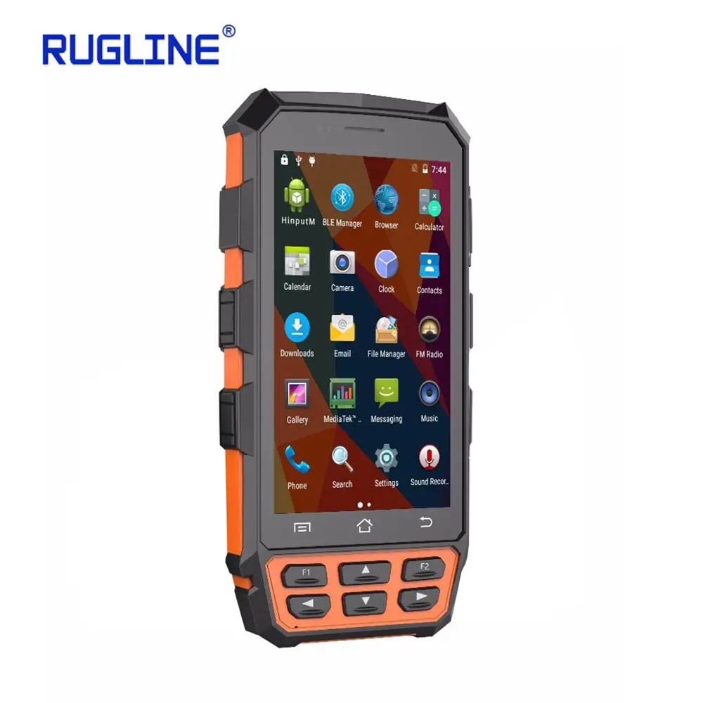 Сканер штрих-кода RUGLINE карманный на Android 7 0 1D 2D UHF RFID-считыватель сборщик мобильных