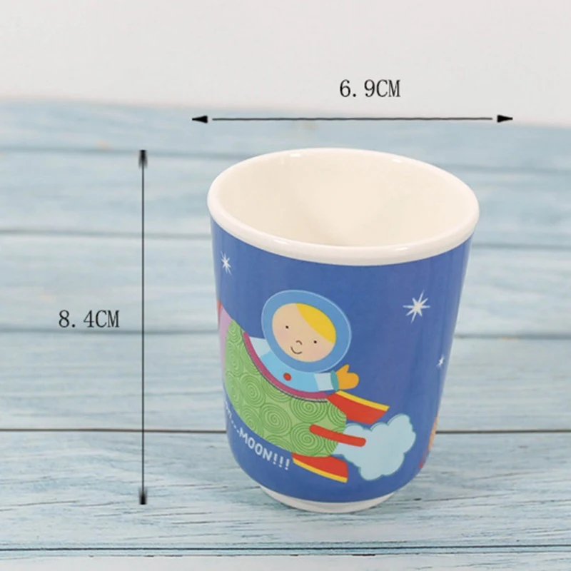 Новинка Экологичная детская тарелка из бамбукового волокна 4 слота посуда