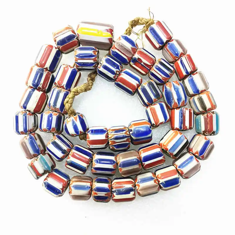 Непальское ручное архистическое ожерелье из бисера в форме лампворк бархатные