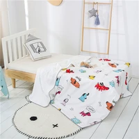 childrens baby adult lunch break double sided cotton printing spring and autumn air conditioning peas velvet knee blanket