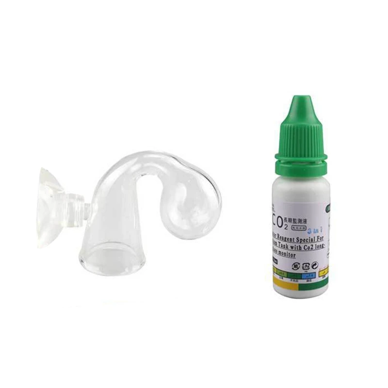 

2021 15ml Aquarium CO2 Indicator Solution Monitor Fluid Glass Carbon Dioxide Checker Fish Tank Plants Living Condition Liquid