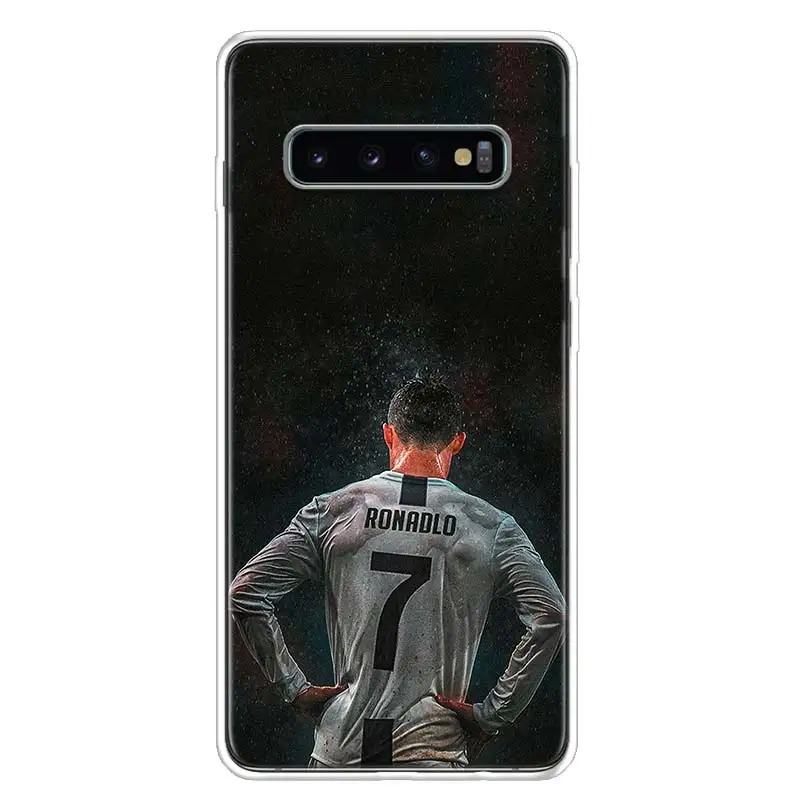 CR7 Криштиану Роналду крышка чехол для телефона для samsung Galaxy S10+ Note 10 9 8 S9 S8 J4 J6 J8 плюс S7 S6 корпус под плетенную сумку