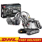 Техническая серия Mould King, совместимая с 42100 либхерред R 9800, экскаватор, модель автомобиля, строительные блоки, кирпичи, игрушки, подарки для детей