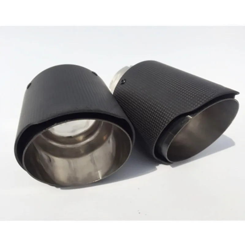 2 шт. новая горячая распродажа нержавеющая сталь глушитель Конец трубы для