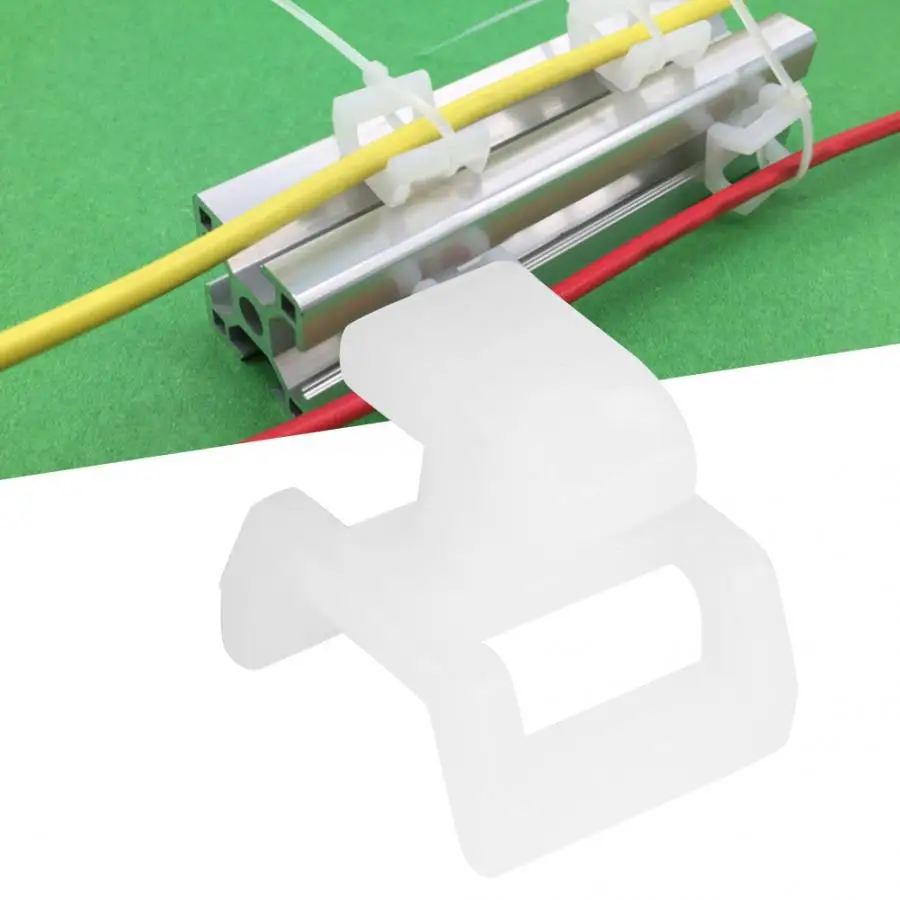 50 шт. базовое крепление для кабеля трос с застежкой молнией европейского