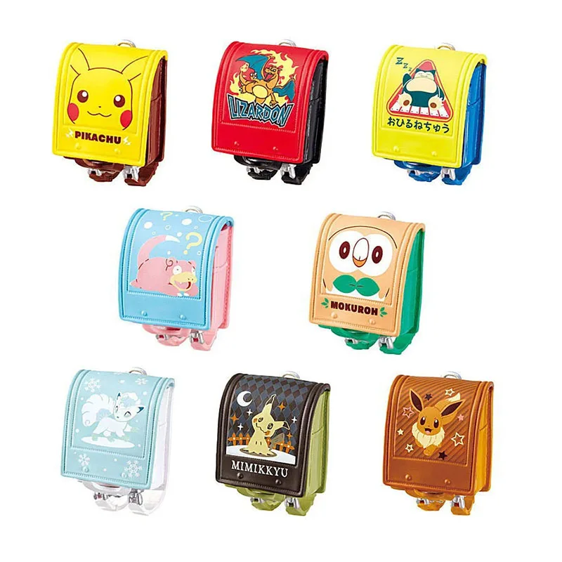 8 шт./компл. Pika Charizard Snorlax Slow Poke Eevees вулпикс Mimikyu Rowlet экшн Фигурки игрушки Аниме
