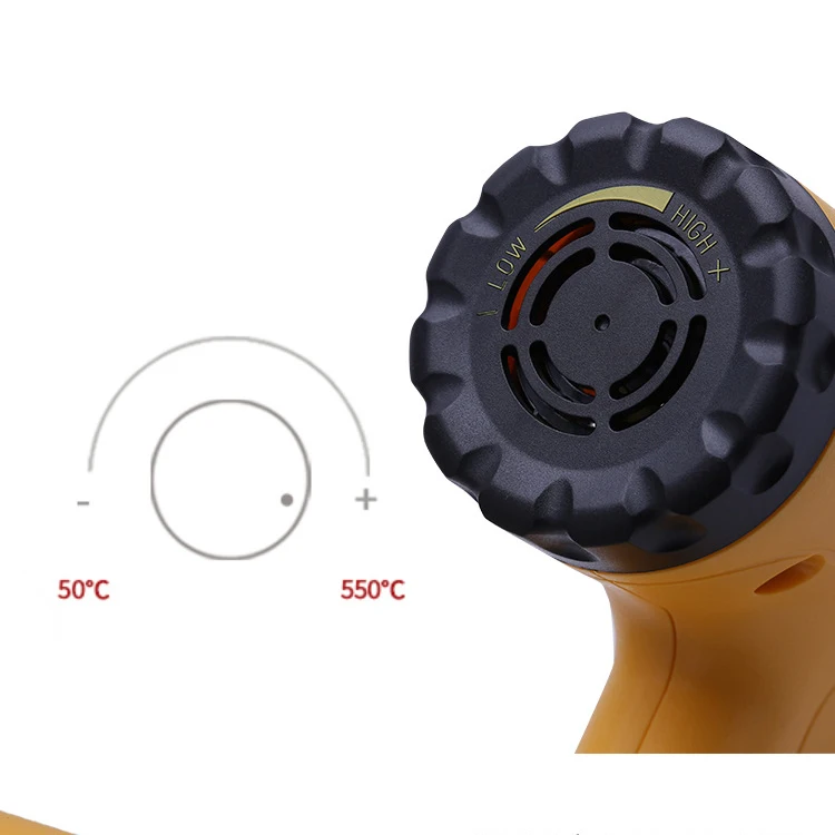 

Industrial hair dryer with display construction hot air blower heating gun