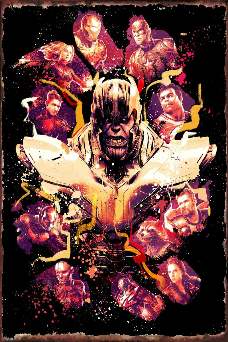 

Shattered Heroes Wall Decor Room Decoration Retro Vintage Metal Sign Tin Sign Tin Plates For Art Home Club Man Cave Cafe Pub