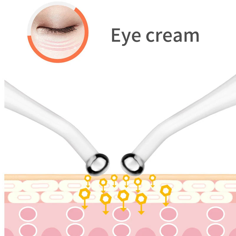 2 в 1 Электрический массажер для глаз против старения морщин накладки рельеф
