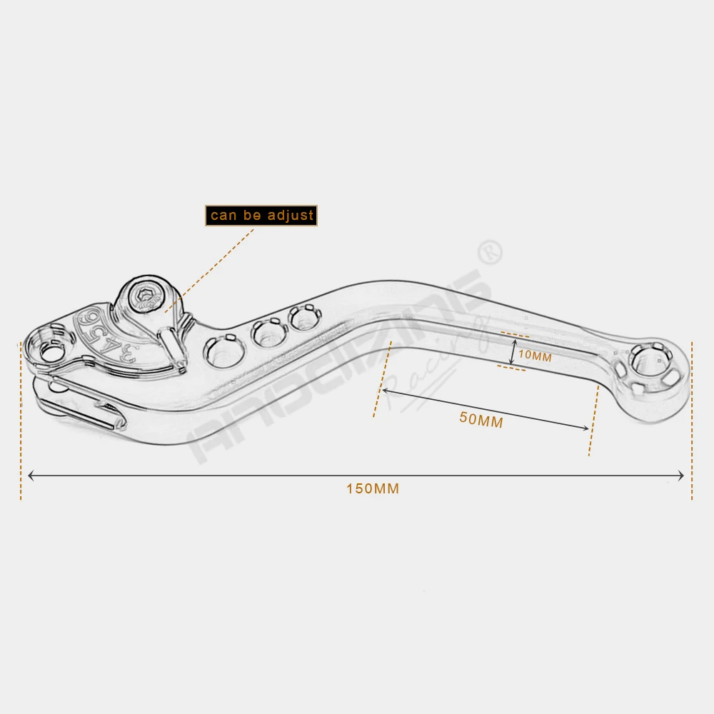 DB-12 рычаги тормозной муфты мотоцикла для DUCATI 900SS 1991-1997 MONSTER M400 1999-2003 ST4/S/ABS 1999-2002 |