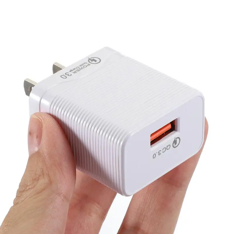 QC3.0 3A Быстрая зарядка aвтомобильное зарядное устройство с одним USB Мобильный