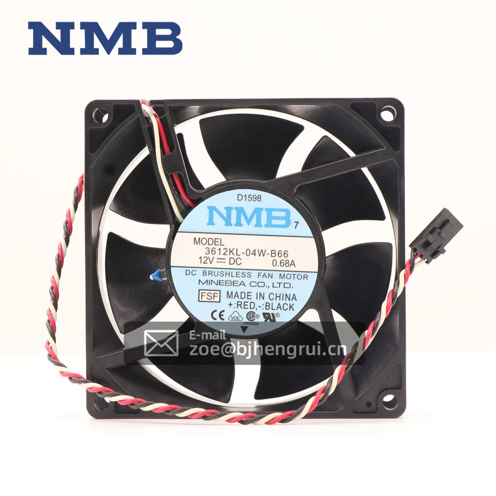 NMB 3612KL 04W B66 12V 0.68A 9 см 9032 большой объем воздуха с вентилятором|Системы HVAC и