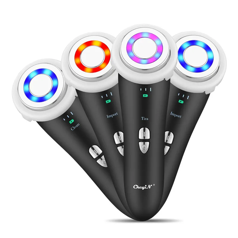 

CkeyiN Led Light Wrinkle Removal Skin Tightening Hot Compress Skin Tightening Facial Lifting Anti Aging Rejuvenation Skin Device