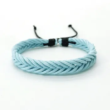 Handmade Bracelets Rope Braided Woven Wrap 2