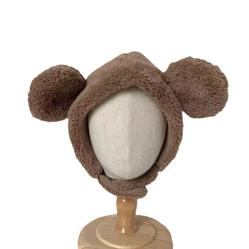 

New Fashion Boys Girls Thick Warm Winter Hat Soft Children's Hat with Big Ears Earflap Hat Outgoing Accessories 2-8 Years